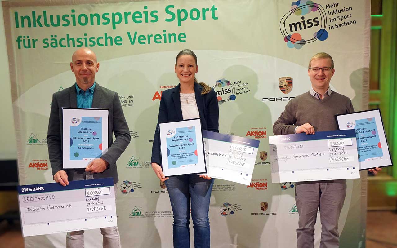 Preisträger Sächsischer Inklusionspreis im Sport